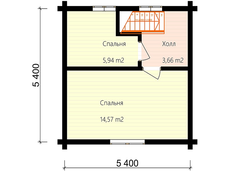 Проект дома из бруса DKDOM 20-51