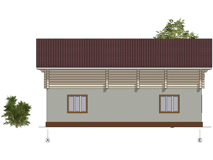 Проект комбинированного дома DKDOM 18-245